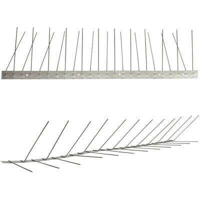 Pestsystems - 10 Meter (20 x 0,5m) Taubenspikes Dachrinne 2-reihig V2A-Titan - hochwertige Lösung