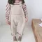 2024 New Children Toddler Boys Kids Solid Overalls Suspender Trousers Casual Corduroy Baby Bib Pants