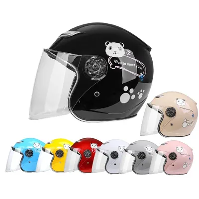 Children Kids Helmet With Cute Cartoon Pattern New Anti-Fall Four Seasons Safety Protection Child