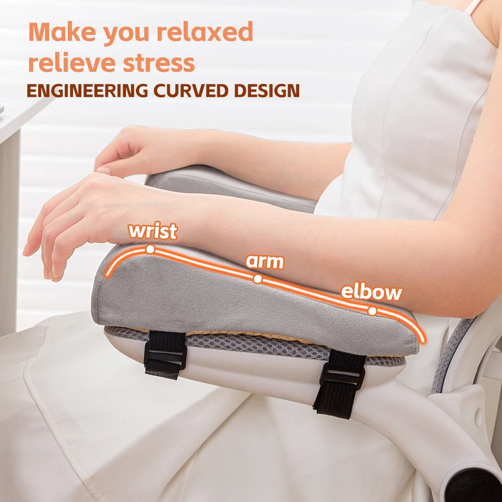 Schaum Ellenbogen Kissen Stuhl Armlehne Pads Unterstützung Armlehne für Büro Stuhl Armlehne Stuhl Kissen Pads Ellenbogen Relief Image