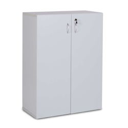 Ceha Büro- und Regalschrank 3 Ordnerhöhen 80 x 38 x 110 cm Dekor grau Image