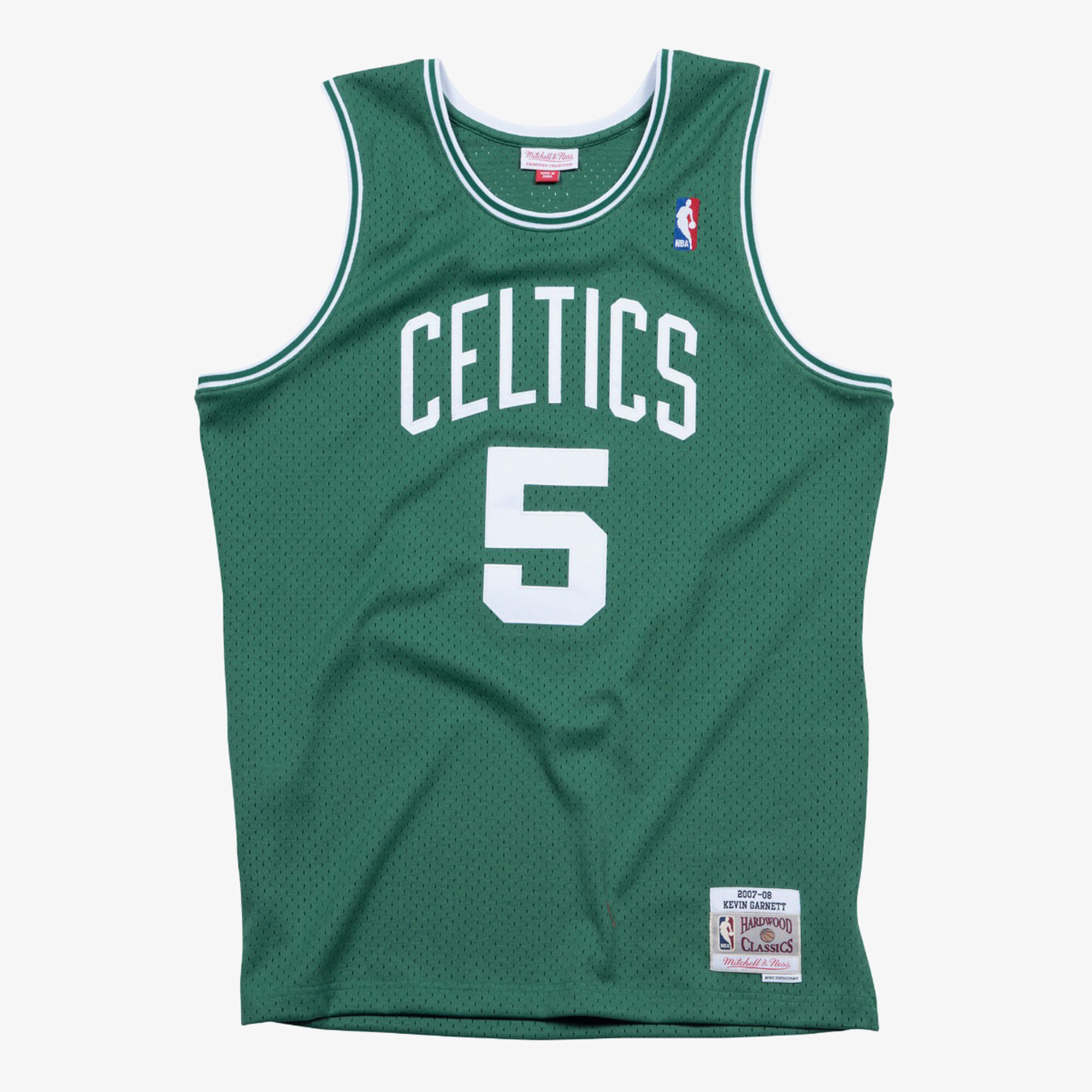 Boston Celtics Mitchell & Ness Swingman-Trikot Auswärts Kevin Garnett 2007–08 Image