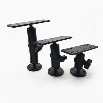 Fish Finder Mount with 1" / B Size Ball, Marine Electronic/Depth Finder Mount for Boat Compatible with Garmin/Lowrance and More