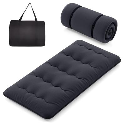 Costway Futon Mattress with Washable Cover and Foldable Mat-Twin Size