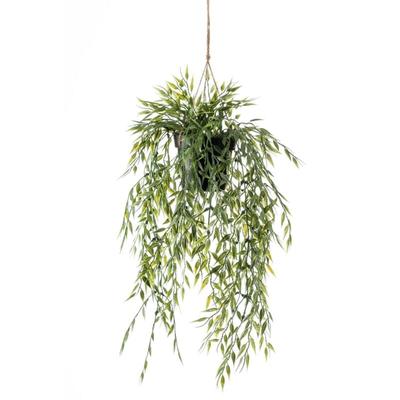 Emerald - Kunstpflanze Bambus Hängend in Topf 50 cm Image