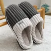 Neue Große Größe 48 49 Männer Hause Hausschuhe Winter Warme Slipper Paare Komfort Pelzigen Schuhe Casual Schuhe Innen Dicken Plüsch Rutschen