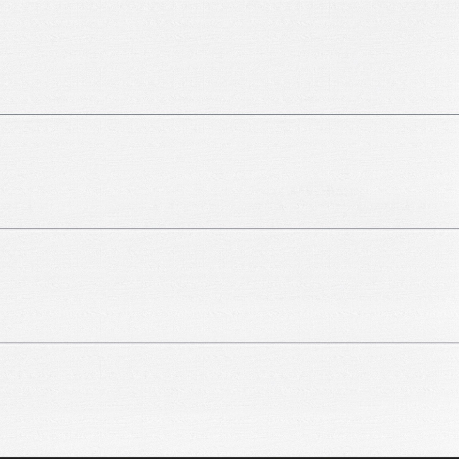 HÖRMANN Sektionaltor LPU42 mit Zarge L-Sicke verkehrsweiß, Woodgrain, 2375x1900 mm,Zarge mit Z-Beschlag Image