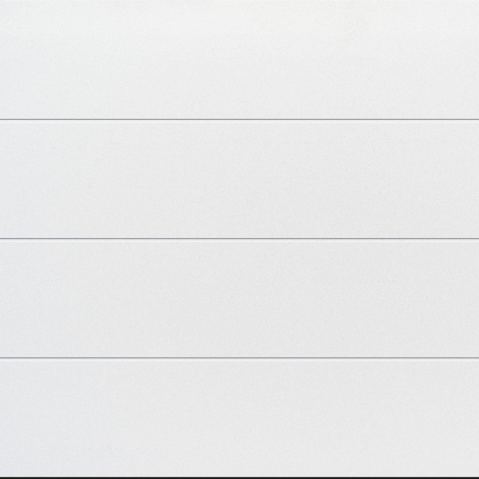 HÖRMANN Sektionaltor LPU42 mit Zarge L-Sicke verkehrsweiß, sandgrain, 2375x2250 mm,Zarge mit Z-Beschlag Image