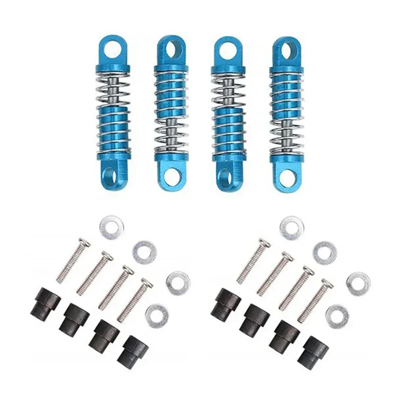 4 Stücke Legierung Stoßdämpfer Dämpfer Öl Gefüllt Typ für Rc Hobby Modell Auto 1/28 Wltoys K969 K989 P929 Drift Rally Bigfoot