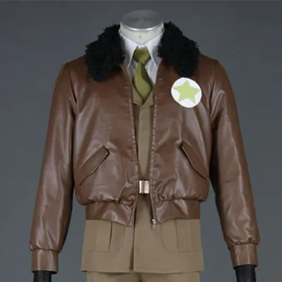 Athemis Amerika Armee Uniformen Axis Powers Hetalia/APH Cosplay Kostüme Kühlen Leder Mantel Image