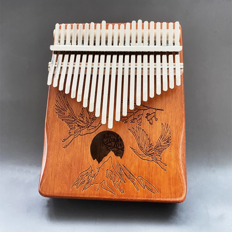 Daumenklavier-Kalimba mit 21 Tasten, professionell abgestimmt, tragbar, Kalimba, 17 Tasten, Mini-Anfänger-Malimba, Geburtstag, Festival, Entspannungsgeschenk Image