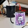 Magic Mug, Cat Magic Mug Magic 3D Illusion Ceramic Gift Coffee Mug, 11 oz Magic Color Changing Coffee Mug Cup, Cute Xmas Gift Mug for Cat Magic Mug Lover