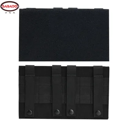 Tactical Molle Patch Panel Mounting Placard Badge Pad Morale Patches Hook and Loop Display Board