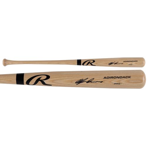 Dylan Crews Washington Nationals signierter blonder Rawlings Pro Model-Schläger