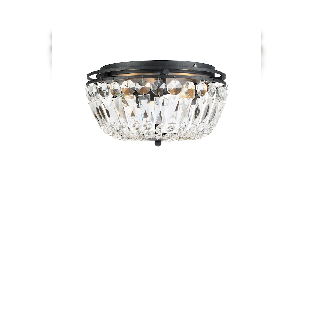 MARKSLÖJD Vasa Kristall Deckenlampe Schwarz,107587 Image