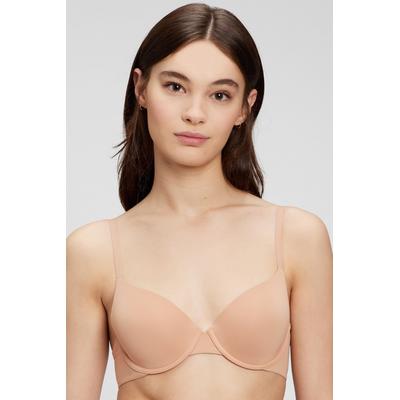 Gap Womens Beige T-Shirt Bra - Beige