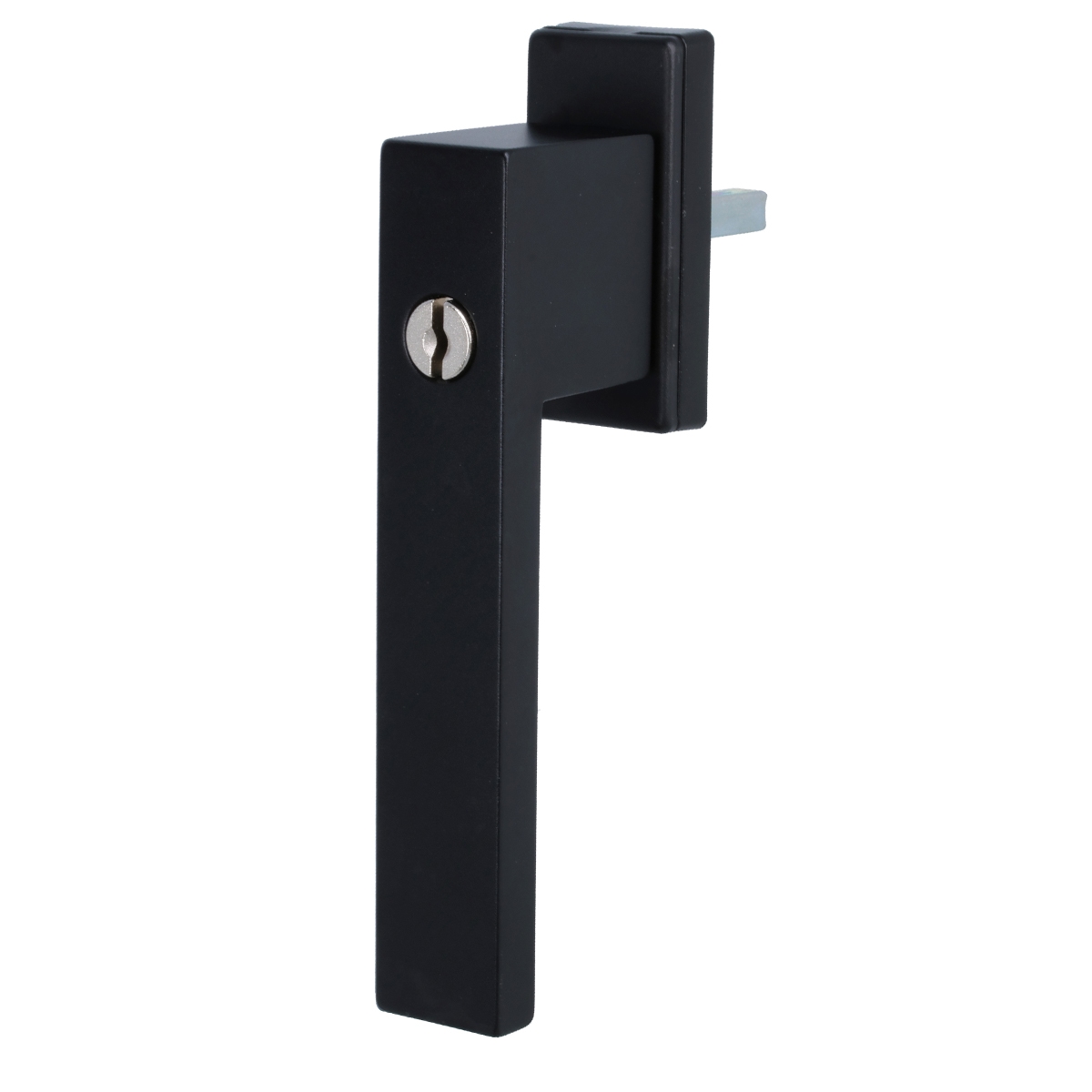 MS Beschläge Abschließbar eloxiert - matt Fensterolive Fenstergriff Aluminiumgriff Griffolive Image