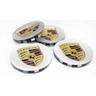 Ikodm - 75MM 4-pack Porsche Silver Centre Cap (Single)