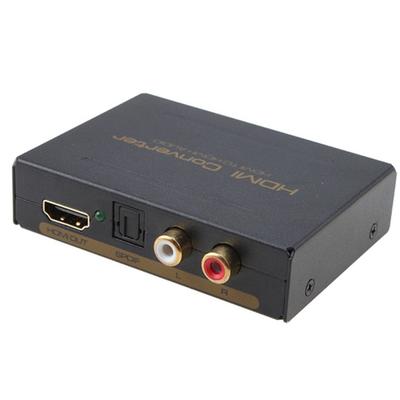 HDMI to HDMI + SPDIF + RCA L / R Audio Extractor | Converter - 84.5 x 61.8 x 21 mm