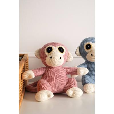 Expobazaar Soft Monk Stuffed Toy (Coral Almond)