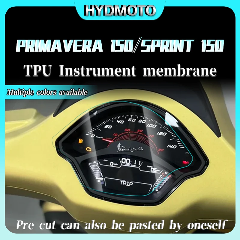Per Vespa SPRINT PRIMAVERA 150 Sprint 150 125 2024 Moto Adesivo Protettivo Strumento TPU Tachimetro Pellicola Accessori Auto