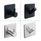 Black Robe Hook Bathroom Towel Kitchen Nail-free Metal Seamless Hook Wall Coat Coat And Hat