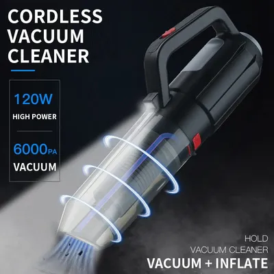 6000PA Multifunctional Car Vacuum Cleaner High-power wireless cleaner with lighting for home and car