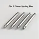 Barre a molla grasse diametro 2,5 mm 2/4 pezzi adatte perni di collegamento cinturino 18m 20mm 21mm 22mm 24mm adatti per cinturini SKX007 Tuna 6105 collegamenti cinturini