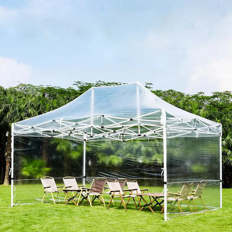 Sunshine Room Transparentes Zelt aus umgebendem Stoff für Sonnenschutz, Regen- und Windschutz, Picknick- und Gartenversammlung im Freien Image