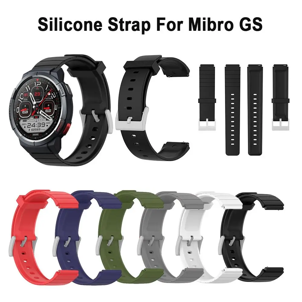 Buntes Armband für Mibro gs Uhr Smart Armband Armband Armband weiches Silikon Sport zubehör Gürtel band Image