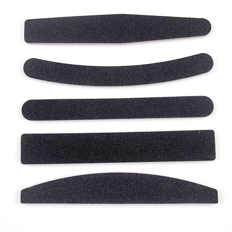 5 teile/los verschiedene Form Nagel für Filer 100/180 Körnung Schleifen und Maniküre Werkzeuge Nagel feilen Puffer für Nagel Zubehör Werkzeug Image