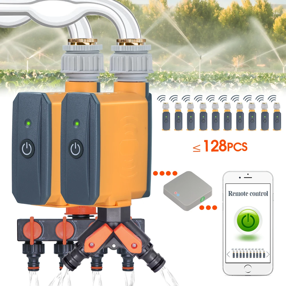ZigBee WiFi Sprinkler Wasser Timer Gartenschlauch Smart Controller Arbeit für Tuya Smart Life Tropfbewässerungssystem Ventil Automatische Telefonfernbedienung Image