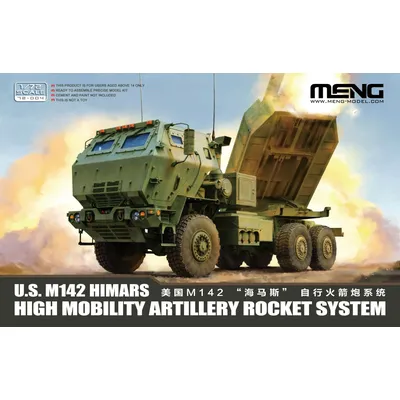 MENG Zusammengebauter Modellbausatz 72004 American M142 Haimas, selbstfahrendes Raketenstartsystem Image