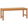 Banc de jardin 114 cm bois de teck solide