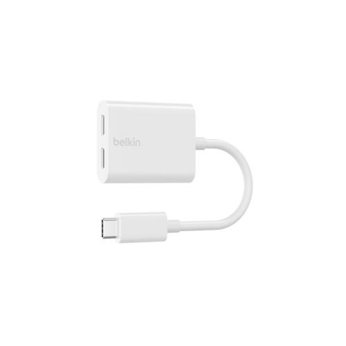 Belkin F7u081btwh Schnittstellen-hub Usb Typ-c Weiß