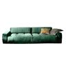 KAWOLA Big Sofa PALACE 3-Sitzer mit Sitztiefenverstellung Velvet smaragd