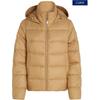 Steppjacke TOMMY HILFIGER CURVE "CRV CASUAL LW DOWN HOOD JACKET", Damen, Gr. 50, grün (classic khaki), Web, Obermaterial: 100% Polyamid. Futter: 100% Polyamid, unifarben, casual, Basic, Langarm, Jacken, in Großen Größen, mit Kapuze, Stehkragen,...
