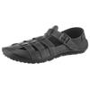 Barfußschuh LEGUANO "JARO", Herren, Gr. 44, schwarz, Textil, Lederimitat, sportlich, Schuhe, Sandale, Bequemschuh, Sommerschuh mit Schnallenverschluss