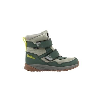 Winterstiefel JACK WOLFSKIN "POLAR BEAR-B TEXAPORE MID VC K", Kinder, Gr. UK 4 - EU 37, Normalschaft, grün (slate, grün), Hauptmaterial: Synthetic; ;Second Material: Textile; Futter: Texapore Core ;Sole: Rubber / EVA; 100% Rubber/ EVA, Schuhe Image