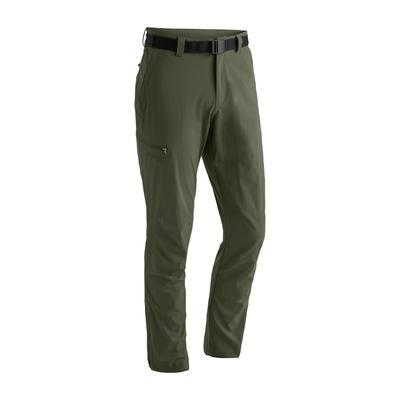 Funktionshose MAIER SPORTS "Torid slim", Herren, Gr. 54, Normalgrößen, grün (moosgrün), 90% Polyamid, 10% Elasthan, Hosen, Herren Wanderhose, atmungsaktive Outdoor-Hose, 4 Taschen, Slim Fit Image
