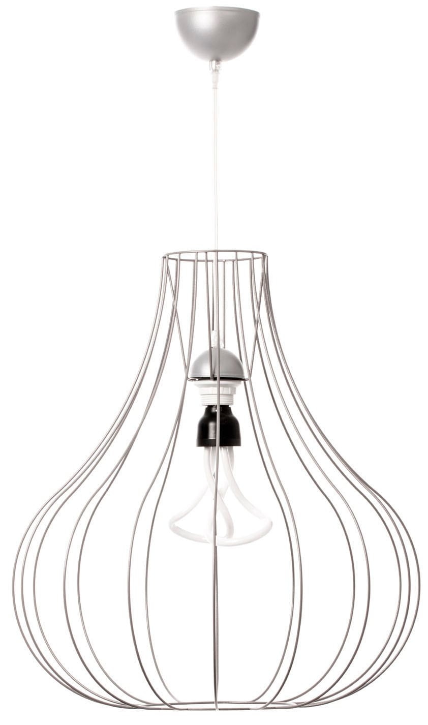 KAYOOM Hängeleuchte "Hängelampe Leonie 110", silber, 1, H: 50cm, 1 Stk., Leuchten, minimalistisch, modern, harmonisch Image