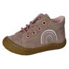 Lauflernschuh PEPINO BY RICOSTA "Kally", Kinder, Gr. 23, rosa (altrosa regenbogen), Leder, casual, Schuhe, Babyschuh, Pre Walker mit Stickerei, Größenschablone zum Download