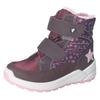 Klettstiefel RICOSTA "Gisa WMS: normal", Kinder, Gr. 29, lila (beerenfarben), Textil, Lederimitat, Glitzer, casual, Schuhe, Kindergartenschuh, Winterstiefel mit wasserdichter Sympatex Membran