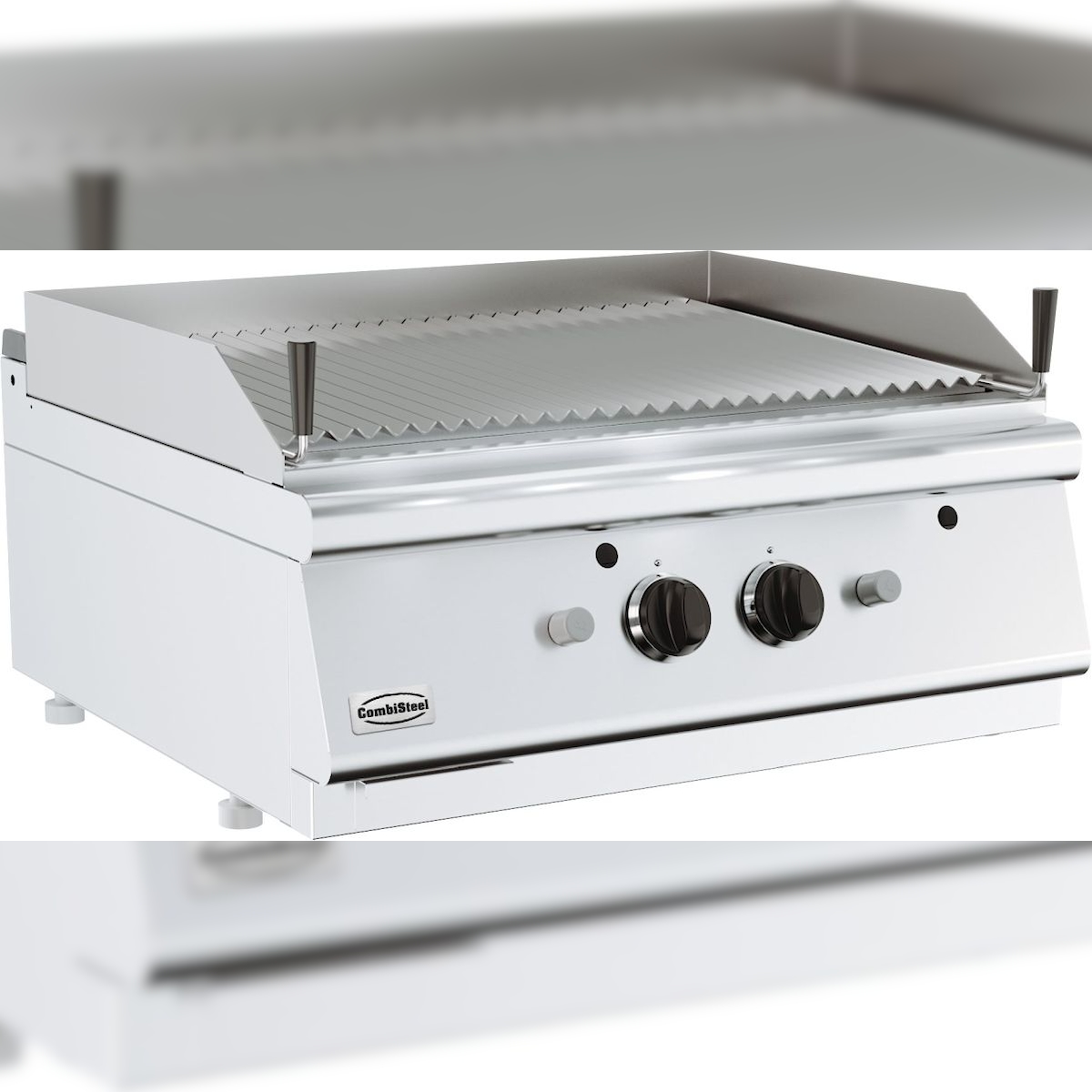 Combisteel Gas-Lavasteingrill Tischmodell mit 2 Regler Image