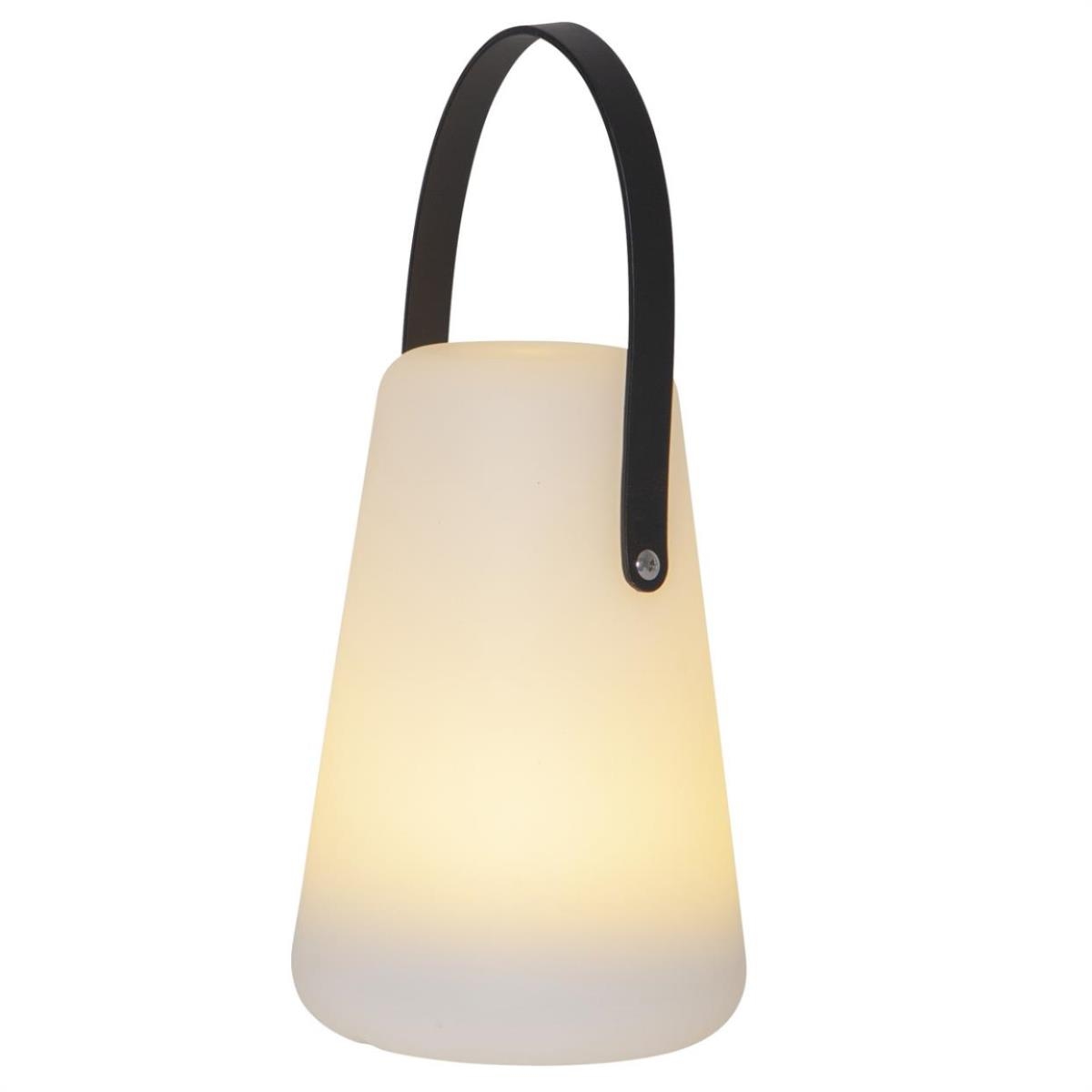 StarTrading LED Laterne Dekoleuchte Tischleuchte warmweiß Batterie Timer Außen Image