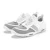 Sneaker LASCANA, Damen, Gr. 39, grau (weiß, hellgrau), Obermaterial: 50% Lederimitat, 50% Textilmaterial. Futter: 100% Textilmaterial. Decksohle: 100% Textilmaterial. Laufsohle: 100% Synthetik, mehrfarbig, casual, Schuhe, Freizeitschuh, Halbschuh...