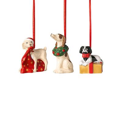 Villeroy & Boch - Ornamente Hunde 3tlg. Nostalgic Ornaments Dekoration 1 ct