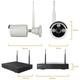 Kit videosorveglianza wireless full hd ip 4 telecamere 3 mpx wifi hd 2 tb