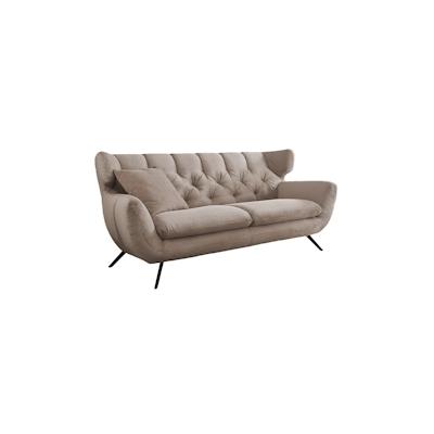 KAWOLA Sofa CHARME 3-Sitzer Cord taupe