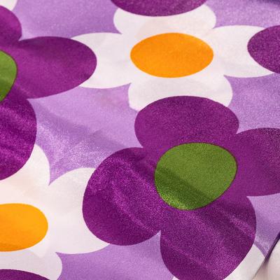 Satin Blumen, lila/flieder Image
